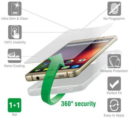 4smarts 360° Protection Limited Cover Apple IPhone XS / X Transparant afbeelding 2