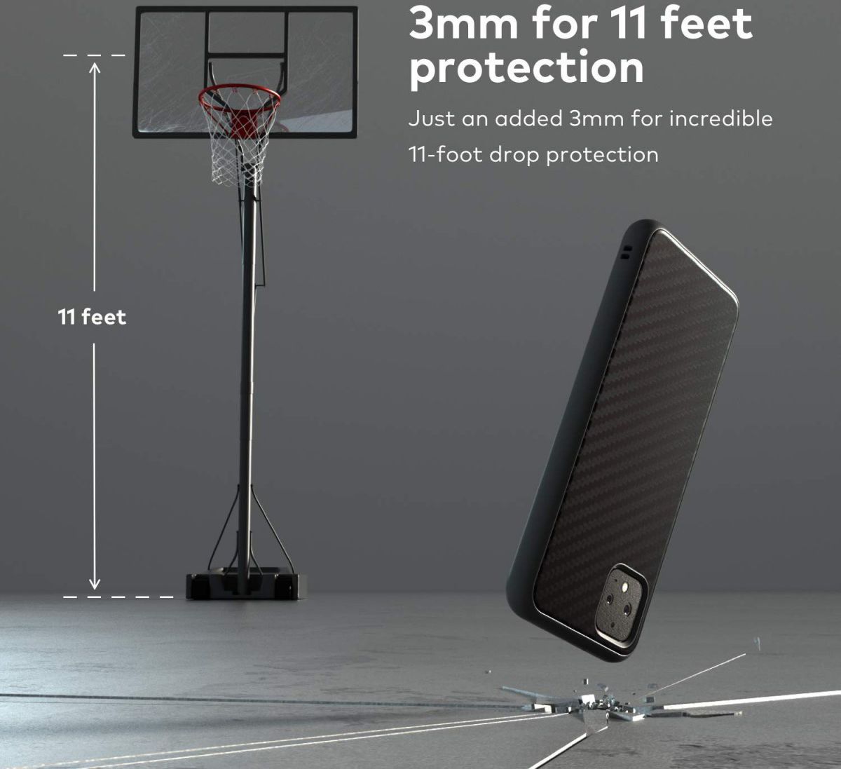 RhinoShield SolidSuit Google Pixel 4 Hoesje Carbon Zwart afbeelding 3