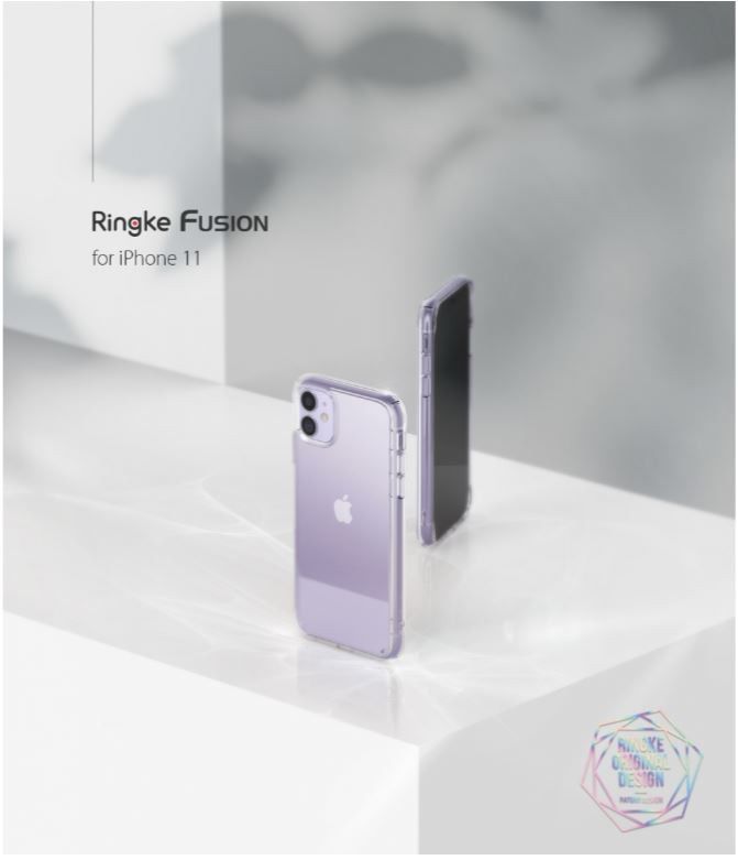 Ringke Fusion Matte Apple iPhone 11 Hoesje Transparant afbeelding 3