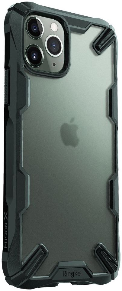 Ringke Fusion X Matte Apple iPhone 11 Pro Hoesje Groen afbeelding 2