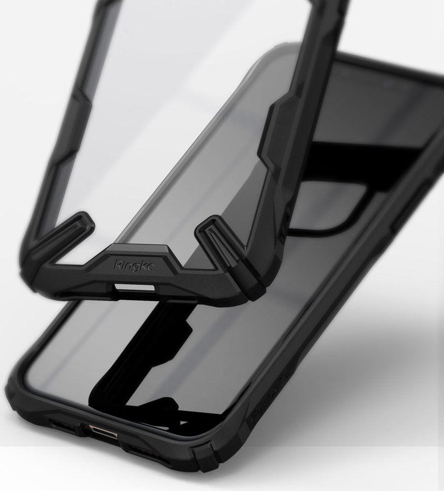 Ringke Fusion X Matte Hoesje Apple iPhone 11 Pro Max Zwart afbeelding 3