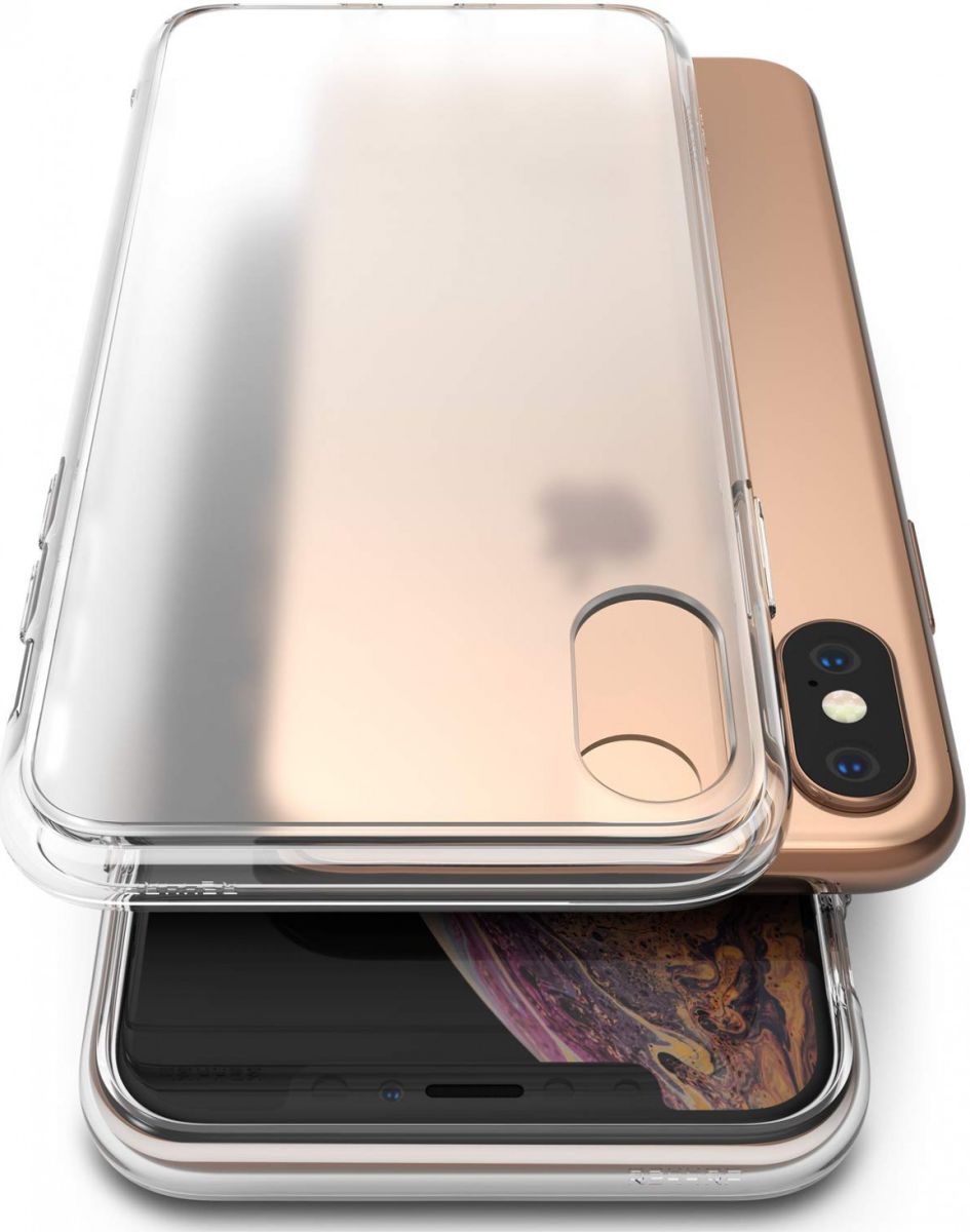 Ringke Fusion Matte Edition Apple iPhone XS / X Hoesje Transparant afbeelding 1