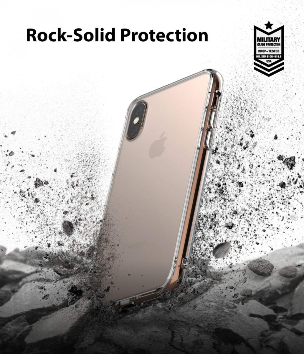 Ringke Fusion Matte Edition Apple iPhone XS / X Hoesje Transparant afbeelding 2