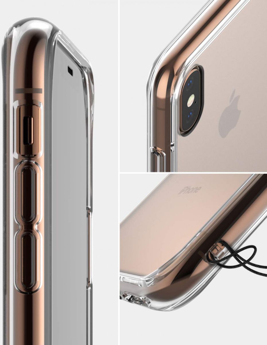Ringke Fusion Matte Edition Apple iPhone XS / X Hoesje Transparant afbeelding 5