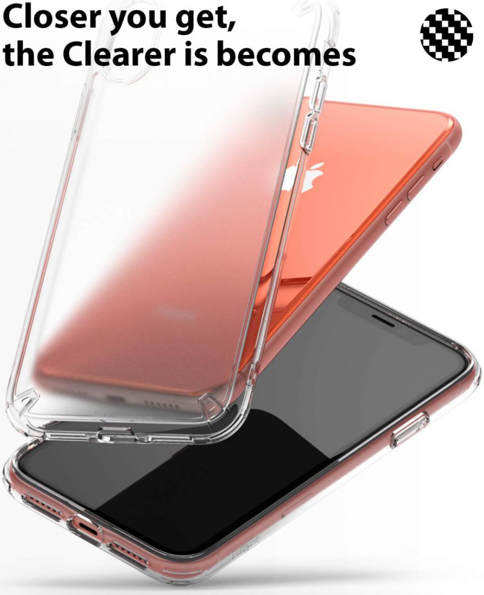 Ringke Fusion Matte Edition Apple iPhone XR Hoesje Transparant afbeelding 3
