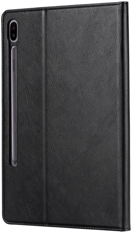 Samsung Galaxy Tab S6 Luxe Portemonnee Hoesje Zwart afbeelding 4