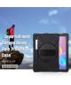 Samsung Galay Tab S6 Hybride Kickstand Hoesje met Handriem Zwart