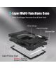 Samsung Galay Tab S6 Hybride Kickstand Hoesje met Handriem Zwart
