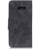 LG G8X ThinQ Vintage Portemonnee Hoesje Zwart