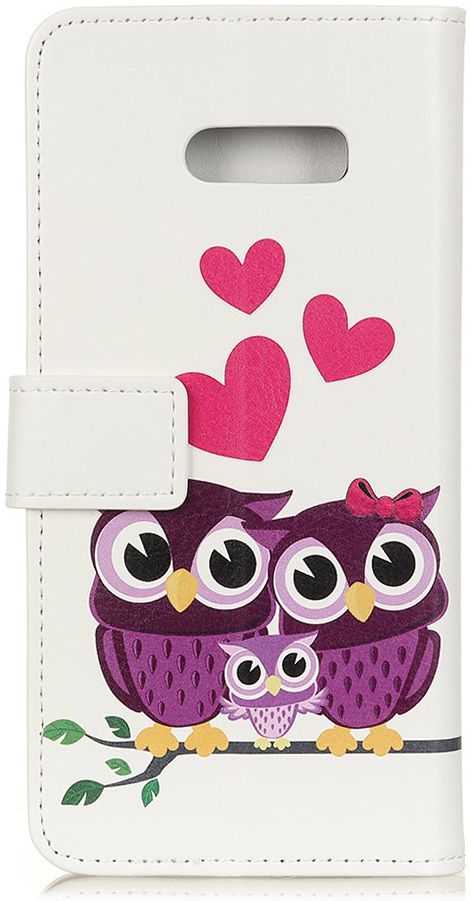 LG G8X ThinQ Portemonnee Hoesje met Uilen Print afbeelding 4