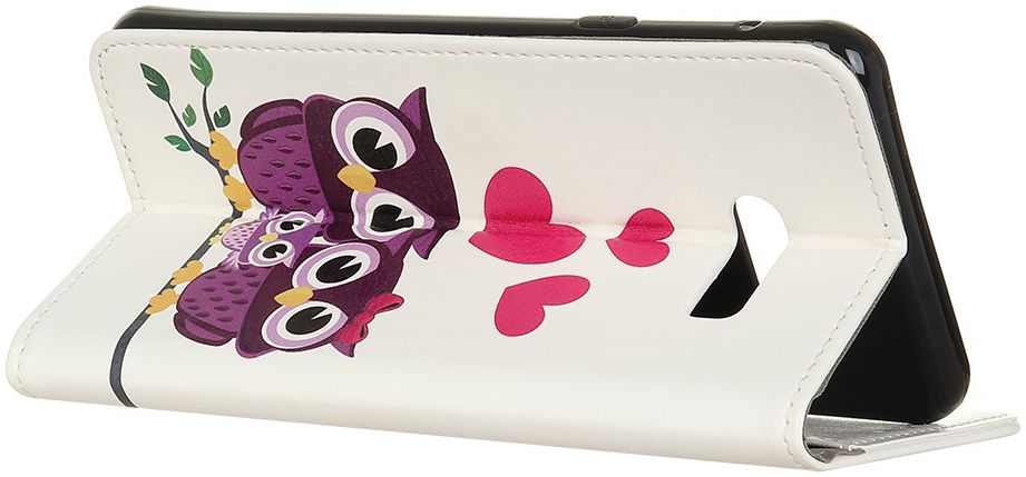 LG G8X ThinQ Portemonnee Hoesje met Uilen Print afbeelding 2