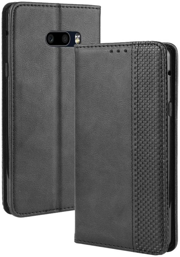 LG G8X ThinQ Stijlvol Vintage Portemonnee Hoesje Zwart afbeelding 8