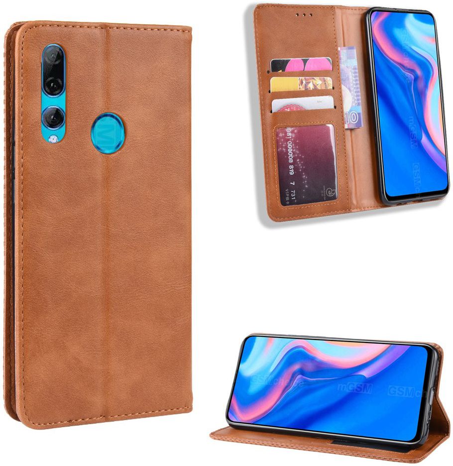 Huawei P Smart Z / Honor 9X Vintage Portemonnee Hoesje Bruin afbeelding 9