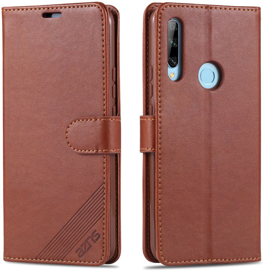 AZNS Huawei P Smart Z / Honor 9X Portemonnee Stand Hoesje Bruin afbeelding 9
