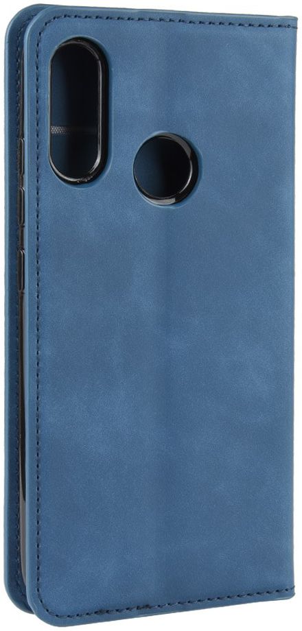 Motorola Moto E6s / E6 Plus Retro Wallet Hoesje Blauw afbeelding 6