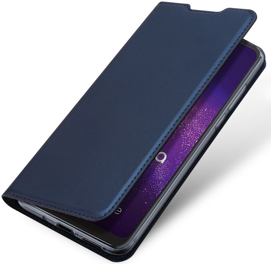 Dux Ducis Skin Pro Series Motorola One Macro Hoesje Blauw afbeelding 1