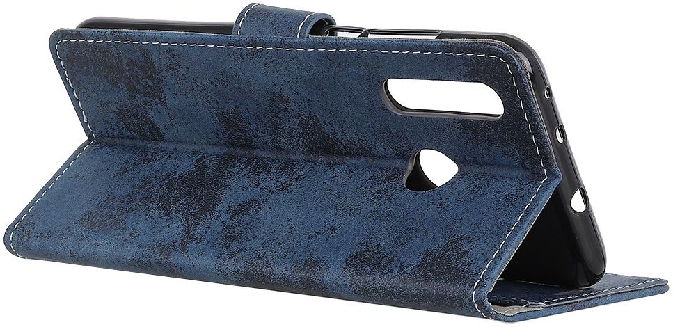 Motorola Moto G8 Plus Vintage Portemonnee Hoesje Blauw afbeelding 6