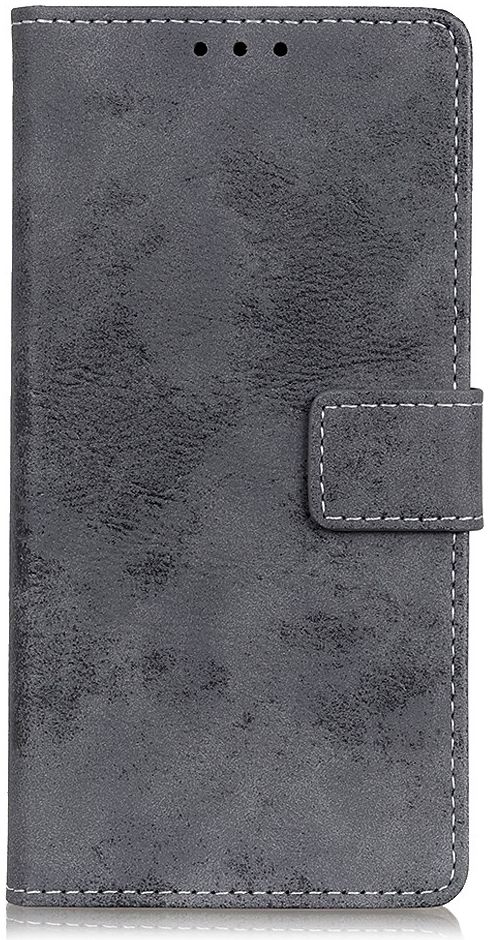 Motorola Moto G8 Plus Vintage Portemonnee Hoesje Grijs afbeelding 9