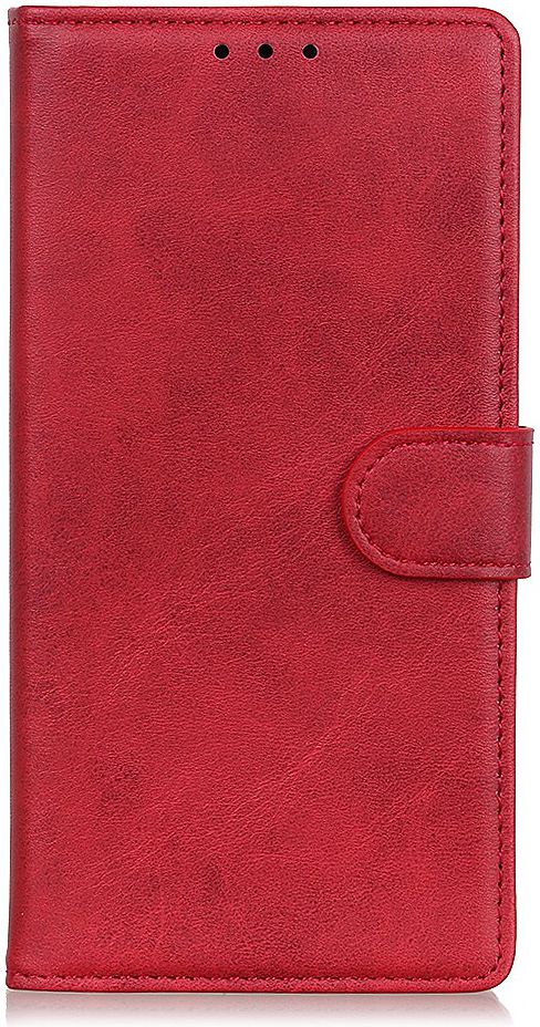 Motorola Moto E6 Play Hoesje Bookcase Met Stand Rood afbeelding 6