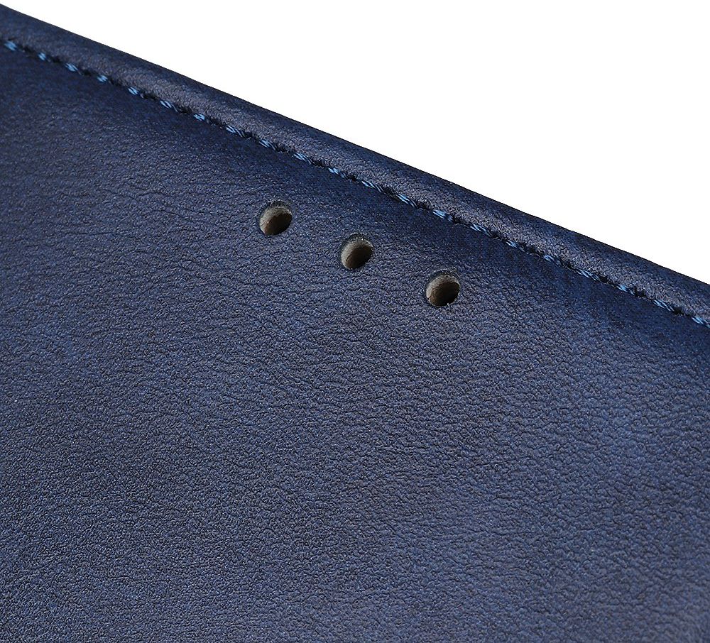 Motorola Moto E6 Play Bookcase Hoesje Met Pasjes Blauw afbeelding 9