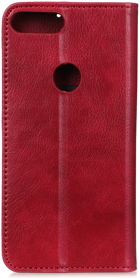 Motorola Moto E6 Play Splitleren Portemonnee Hoesje Rood afbeelding 5