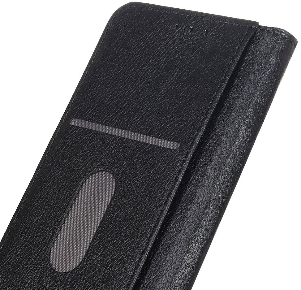 Motorola Moto E6 Play Splitleren Portemonnee Hoesje Zwart afbeelding 6