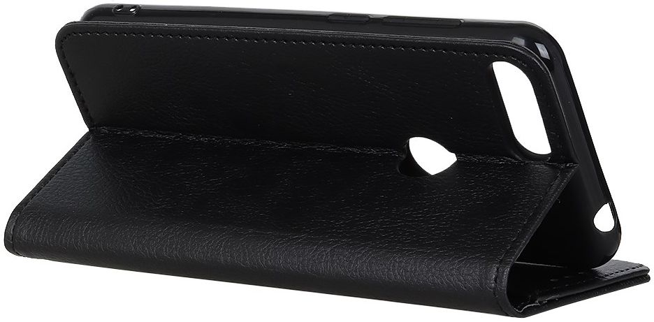 Motorola Moto E6 Play Splitleren Portemonnee Hoesje Zwart afbeelding 8