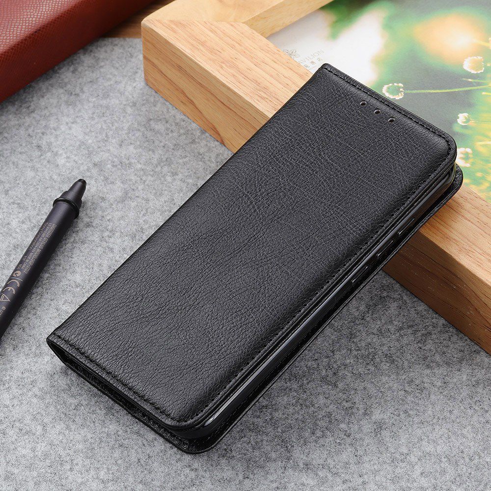 Motorola Moto E6 Play Splitleren Portemonnee Hoesje Zwart afbeelding 9