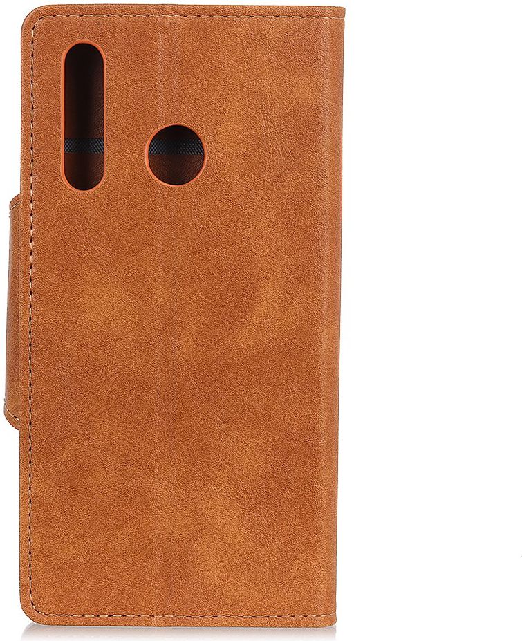 Motorola Moto G8 Plus Bookcase Hoesje Bruin afbeelding 2