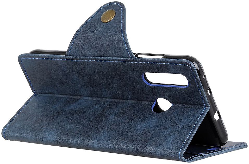 Motorola Moto G8 Plus Bookcase Hoesje Blauw afbeelding 3
