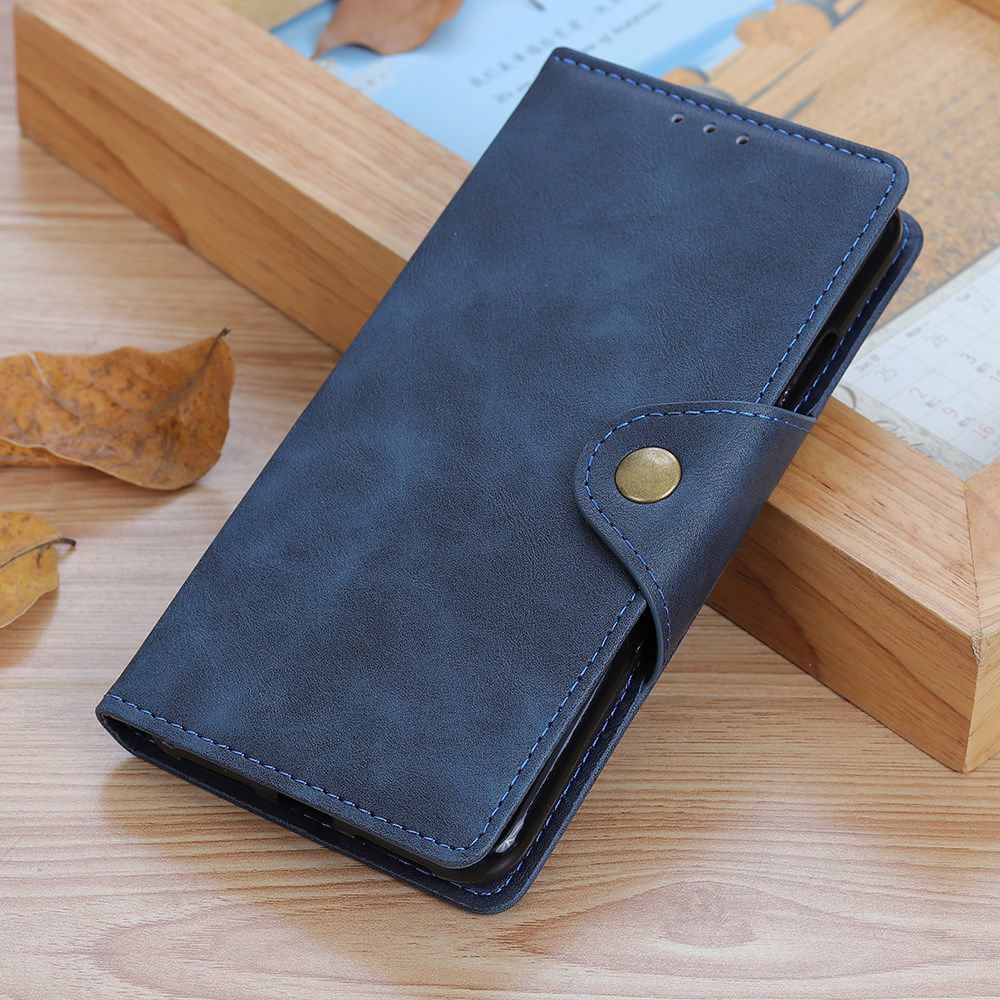 Motorola Moto G8 Plus Bookcase Hoesje Blauw afbeelding 4