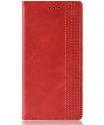 Xiaomi Redmi 7A Vintage Portemonnee Hoesje Rood Hoesjes