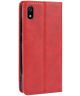 Xiaomi Redmi 7A Vintage Portemonnee Hoesje Rood