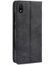 Xiaomi Redmi 7A Vintage Portemonnee Hoesje Zwart