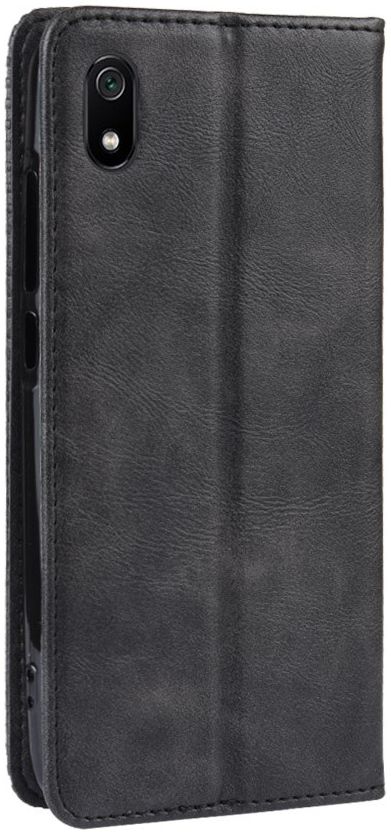 Xiaomi Redmi 7A Vintage Portemonnee Hoesje Zwart afbeelding 2