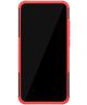 Xiaomi Redmi 7A Robuust Hybride Hoesje Zwart/Rood
