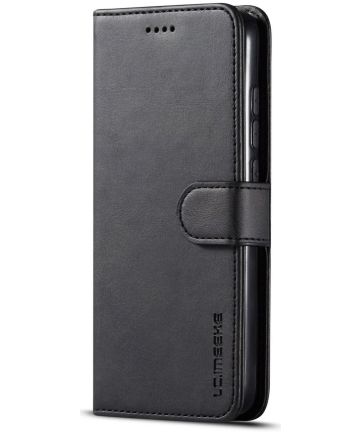 Xiaomi Redmi 7A Stand Portemonnee Bookcase Hoesje Zwart Hoesjes