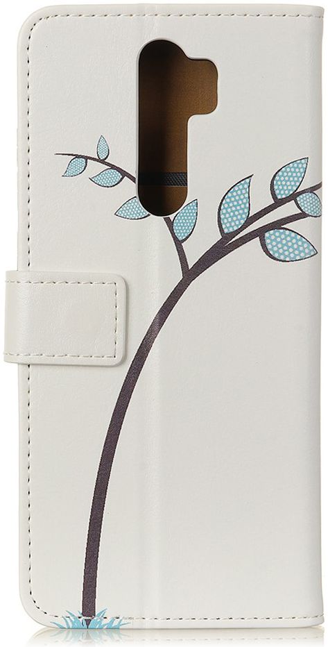 Xiaomi Redmi Note 8 Pro Portemonnee Flip Hoesje Print Boom Uilen afbeelding 2