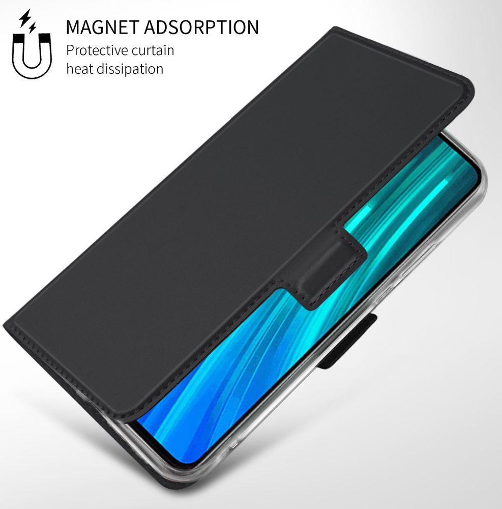 Xiaomi Redmi Note 8 Pro Business Hoesje met Kaarthouder Zwart afbeelding 4