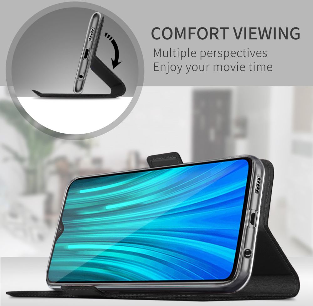 Xiaomi Redmi Note 8 Pro Business Hoesje met Kaarthouder Zwart afbeelding 5