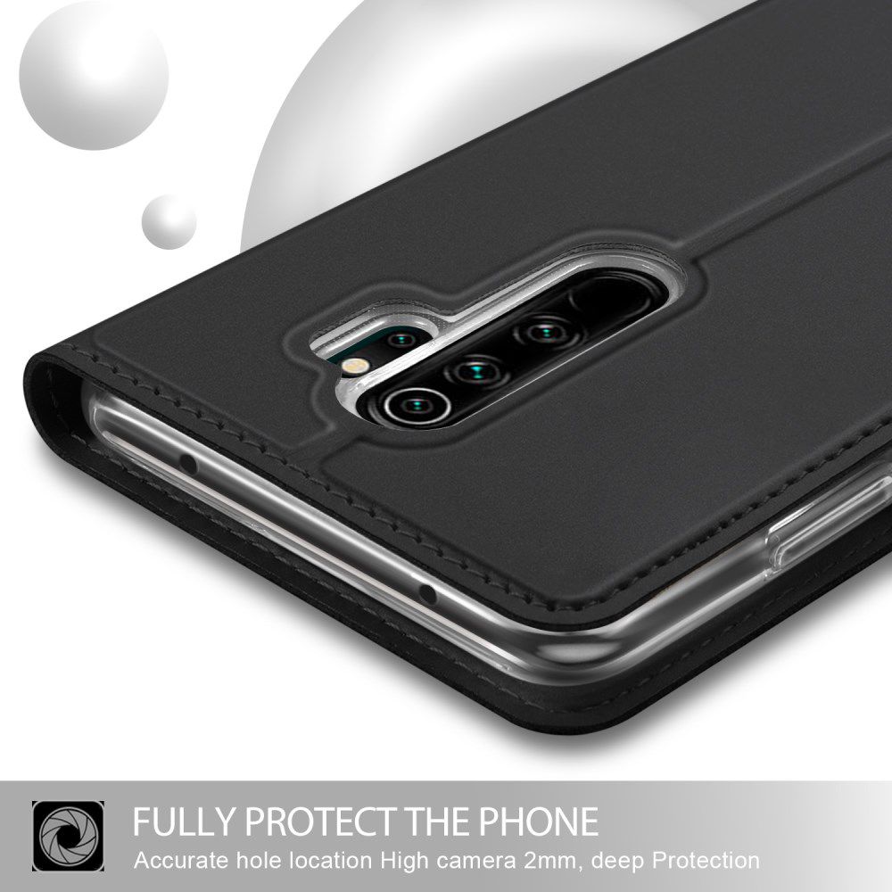 Xiaomi Redmi Note 8 Pro Business Hoesje met Kaarthouder Zwart afbeelding 6