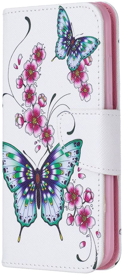 Nokia 2.2 Portemonnee Hoesjes Met Vlinders Print afbeelding 2