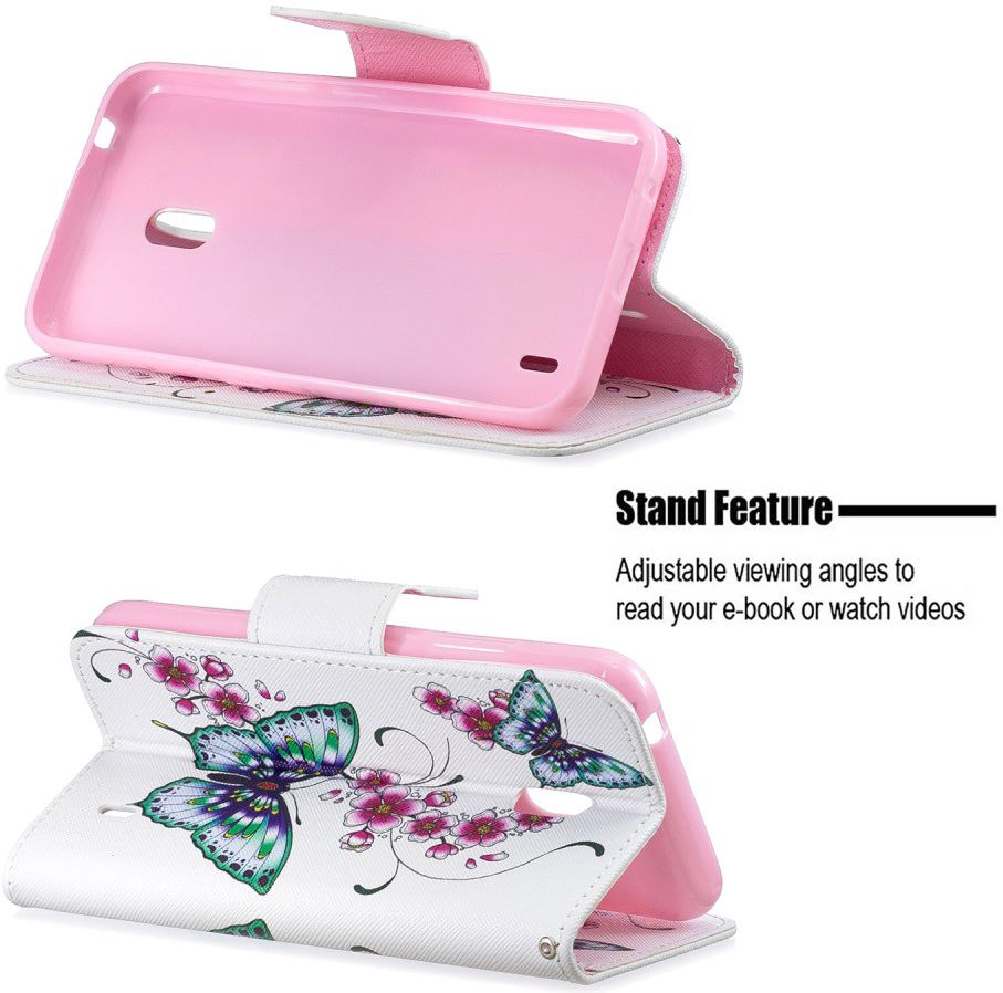 Nokia 2.2 Portemonnee Hoesjes Met Vlinders Print afbeelding 5