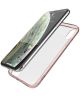 Raptic Glass Plus Apple iPhone XS Max Hoesje Transparant/Roze