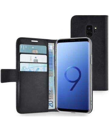 Azuri wallet magnetic closure Samsung S9 Black Hoesjes