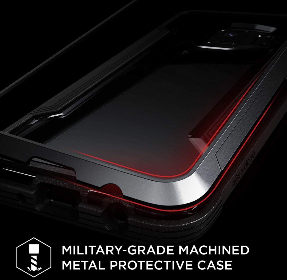 Raptic Shield Samsung Galaxy s9 hoesje zwart shockproof afbeelding 5