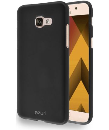Azuri flexibele cover met sand texture - zwart - voor Samsung Galaxy A Hoesjes