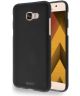 Azuri flexibele cover met sand texture - zwart - voor Samsung Galaxy A