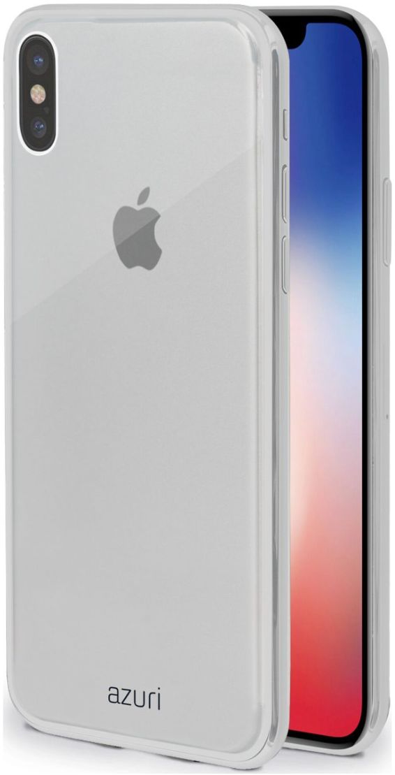 Azuri case TPU iPhone X Transparant afbeelding 1