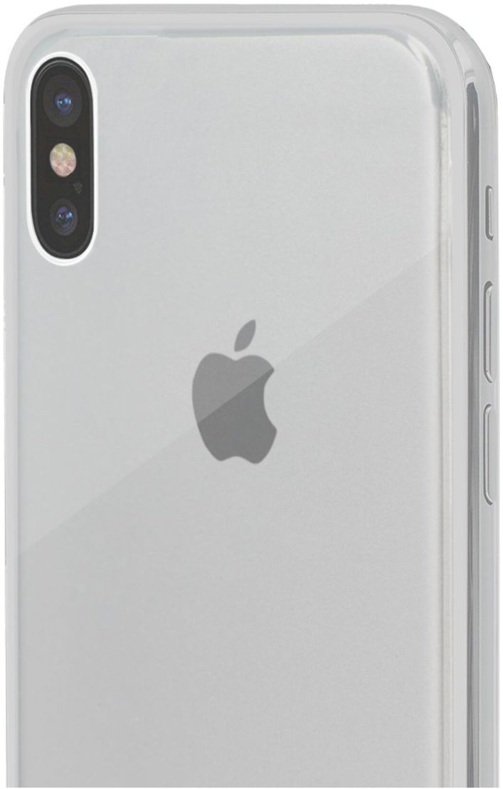 Azuri case TPU iPhone X Transparant afbeelding 2